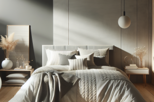 Colchas minimalistas: Elegancia en la sencillez para tu hogar.