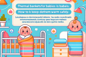 Mantas térmicas para bebés: Cómo mantenerlos abrigados con seguridad.