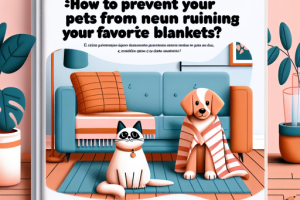 ¿Cómo evitar que tus mascotas arruinen tus mantas favoritas?