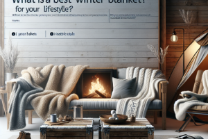 ¿Cuál es la mejor manta para el invierno según tu estilo de vida?